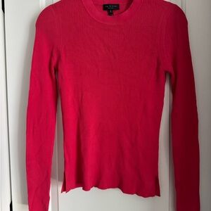 Rag & Bone Red Fitted Long Sleeve Hoodie